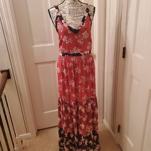 LOFT Sun dress multi-colored Size 4
